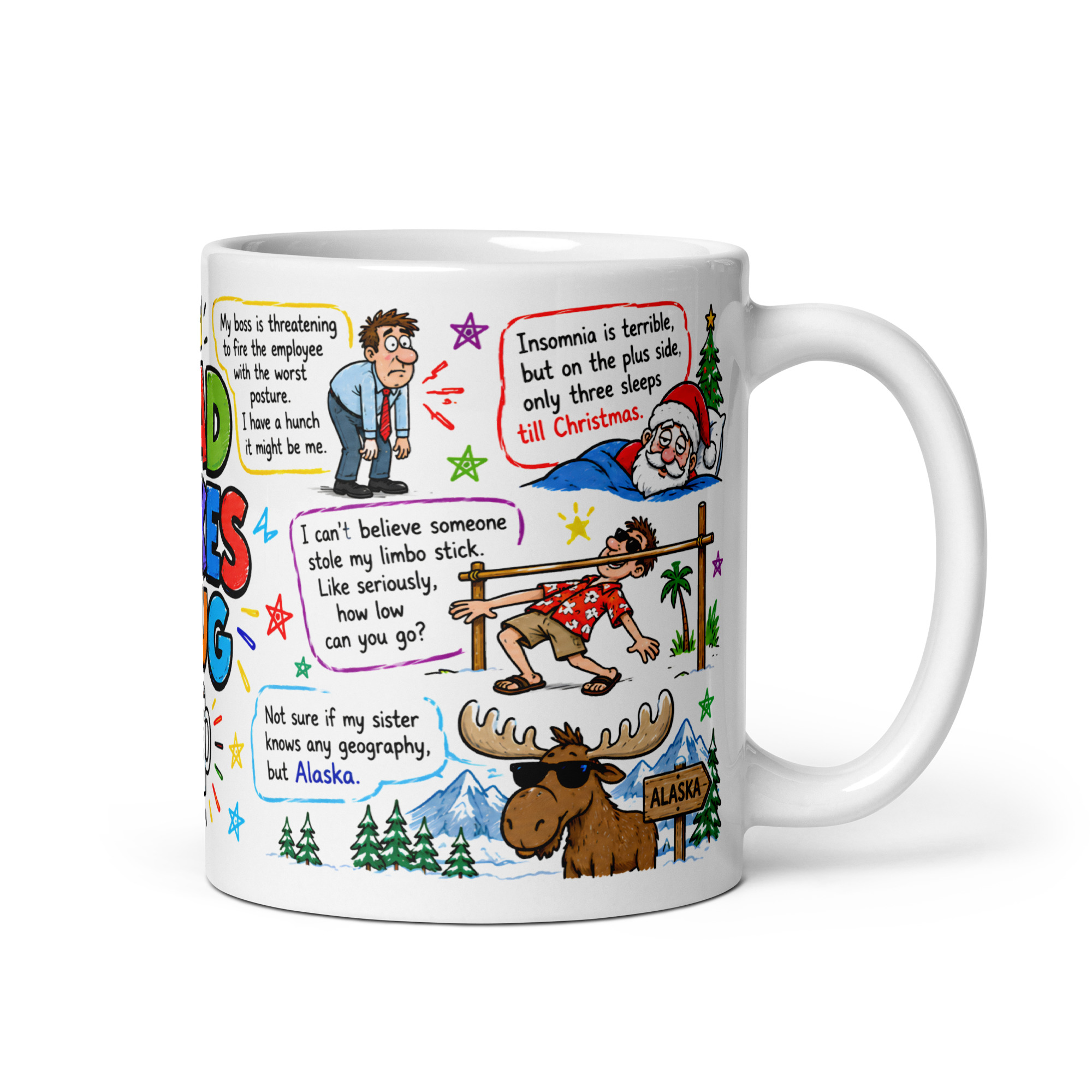 Dad Jokes Mug Funny Dad Mug Father’s Day Gift Mugs