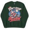 Don’t Stop Believin’ Santa Funny Christmas Jumper
