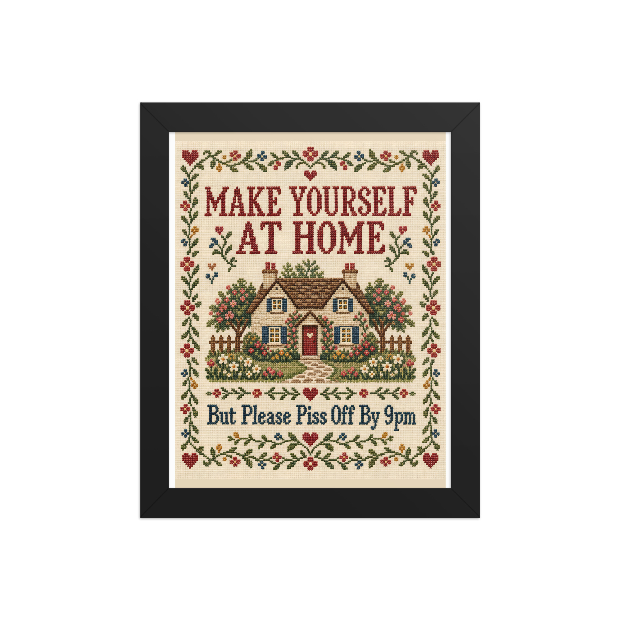 Funny Bathroom Framed Pictures Piss Off By 9pm