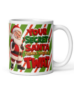 Funny Rude Secret Santa Gift Mugs