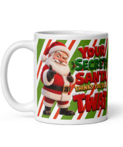 Funny Rude Secret Santa Gift Mug