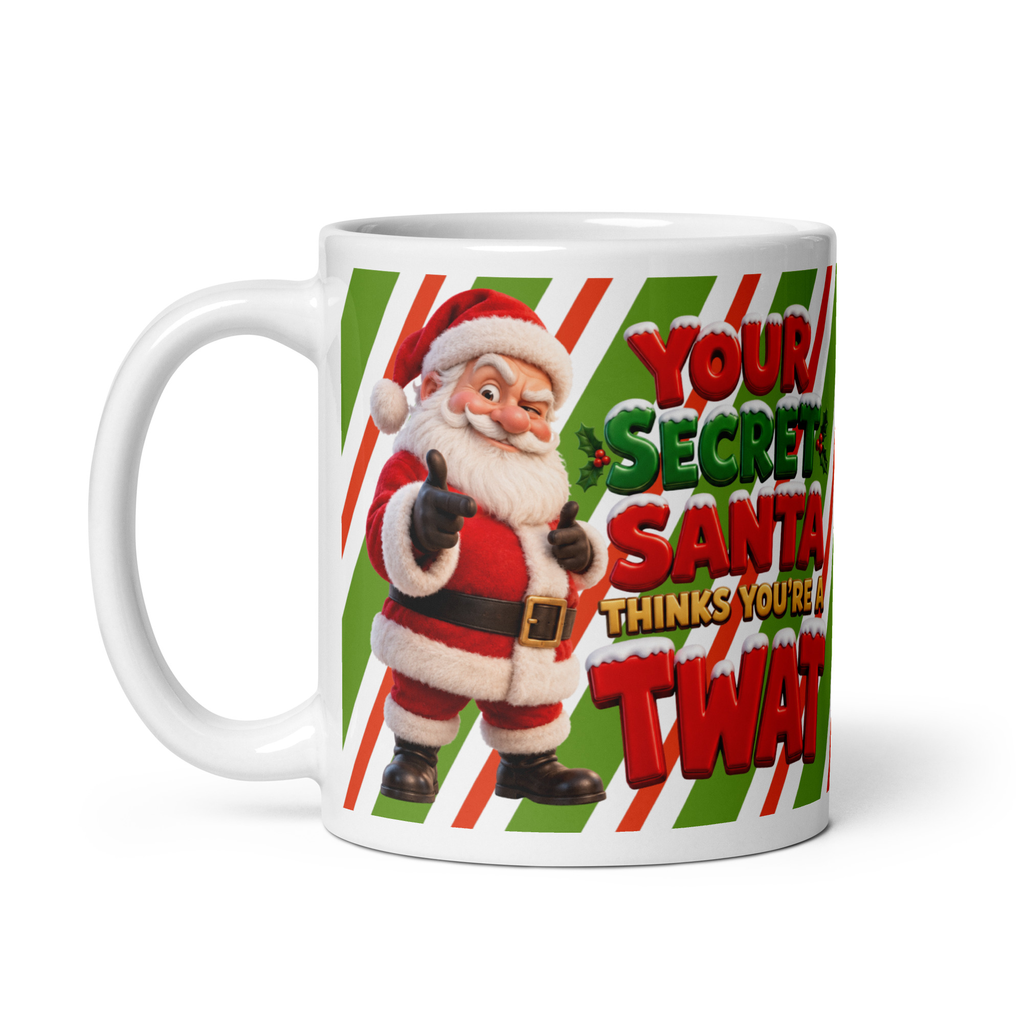 Funny Rude Secret Santa Gift Mug