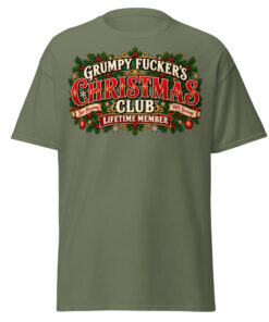 Grumpy Fuckers Christmas Club Funny Christmas T-shirts