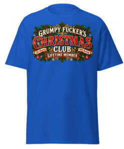 Grumpy Fuckers Christmas Club Funny Christmas T-shirts