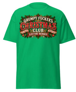 Grumpy Fuckers Christmas Club Funny Christmas T-shirts