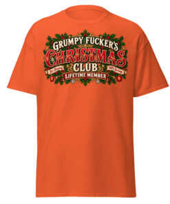 Grumpy Fuckers Christmas Club Funny Christmas T-shirts