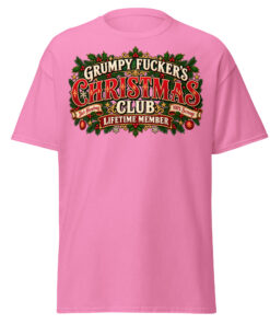 Grumpy Fuckers Christmas Club Funny Christmas T-shirts