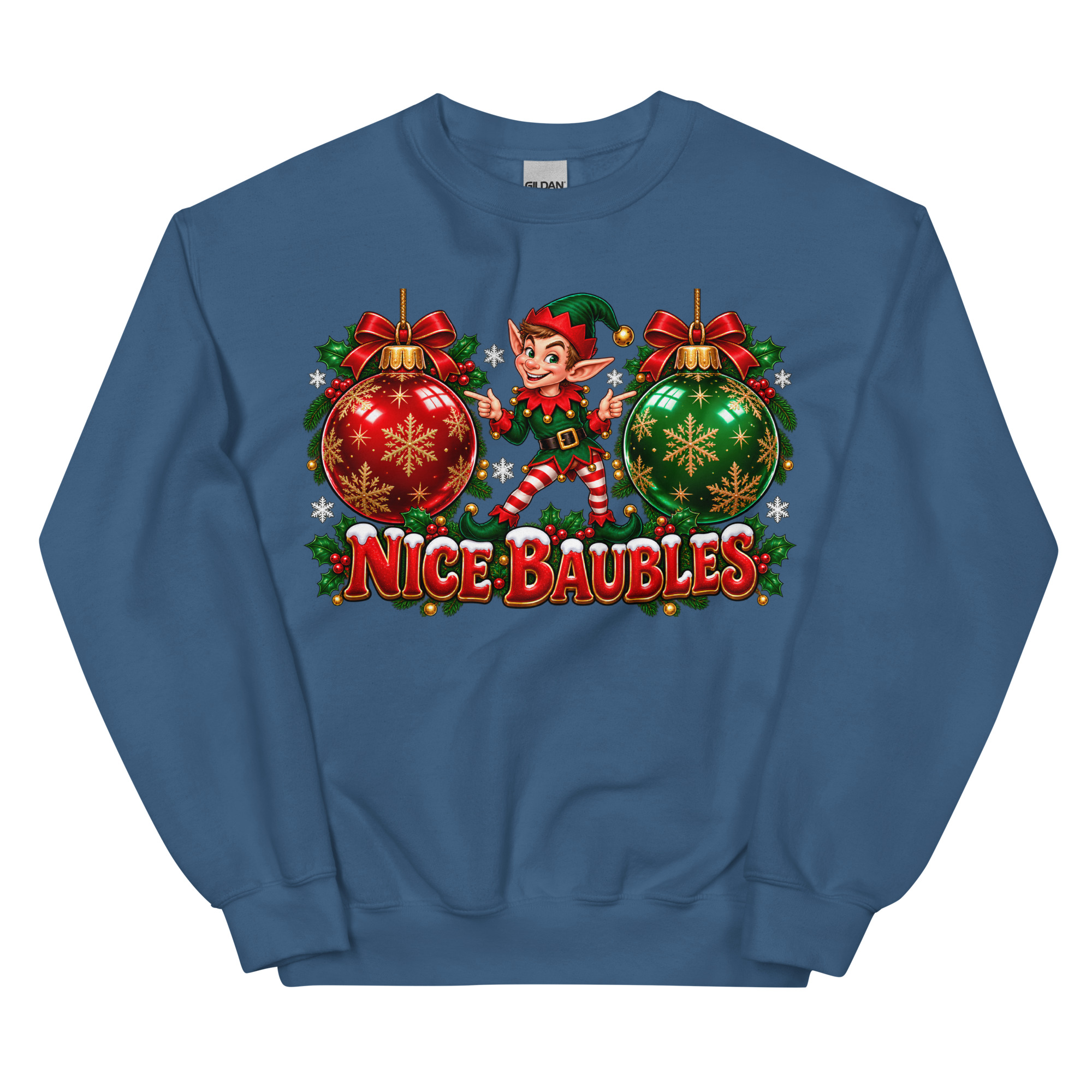 Nice Baubles Funny Cheeky Christmas Jumpers