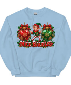 Nice Baubles Funny Cheeky Christmas Jumpers
