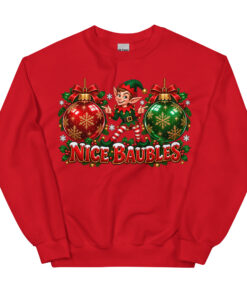 Nice Baubles Funny Cheeky Christmas Jumpers