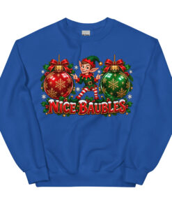 Nice Baubles Funny Cheeky Christmas Jumpers