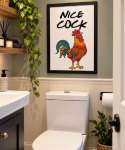 Nice Cock Funny Bathroom Pictures
