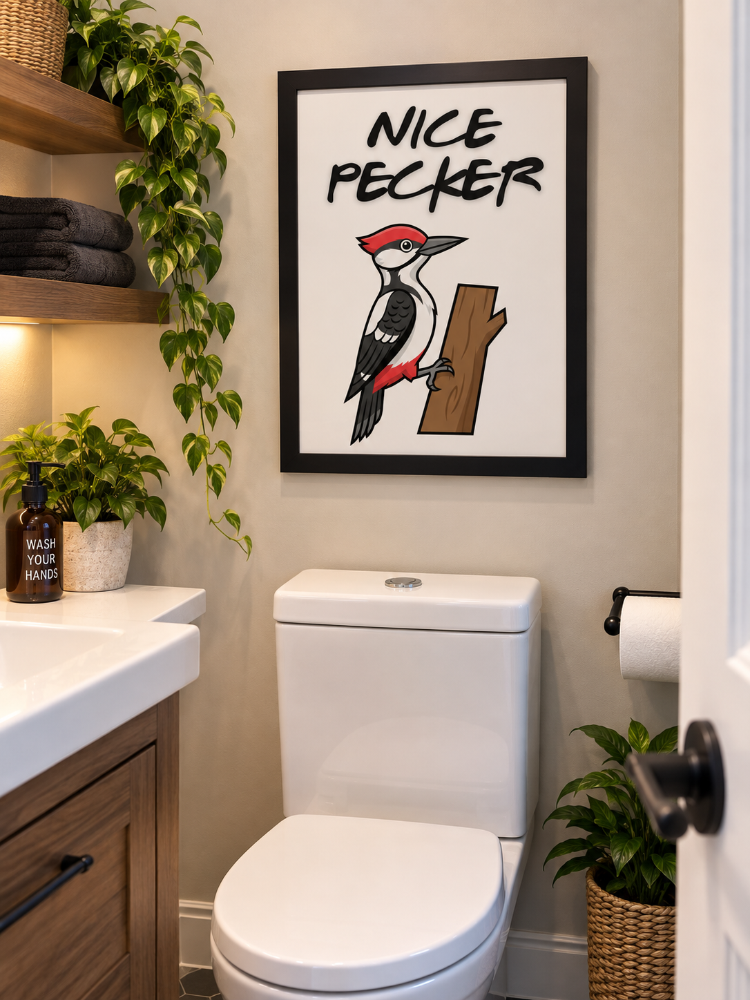 Nice Pecker Funny Bathroom Pictures