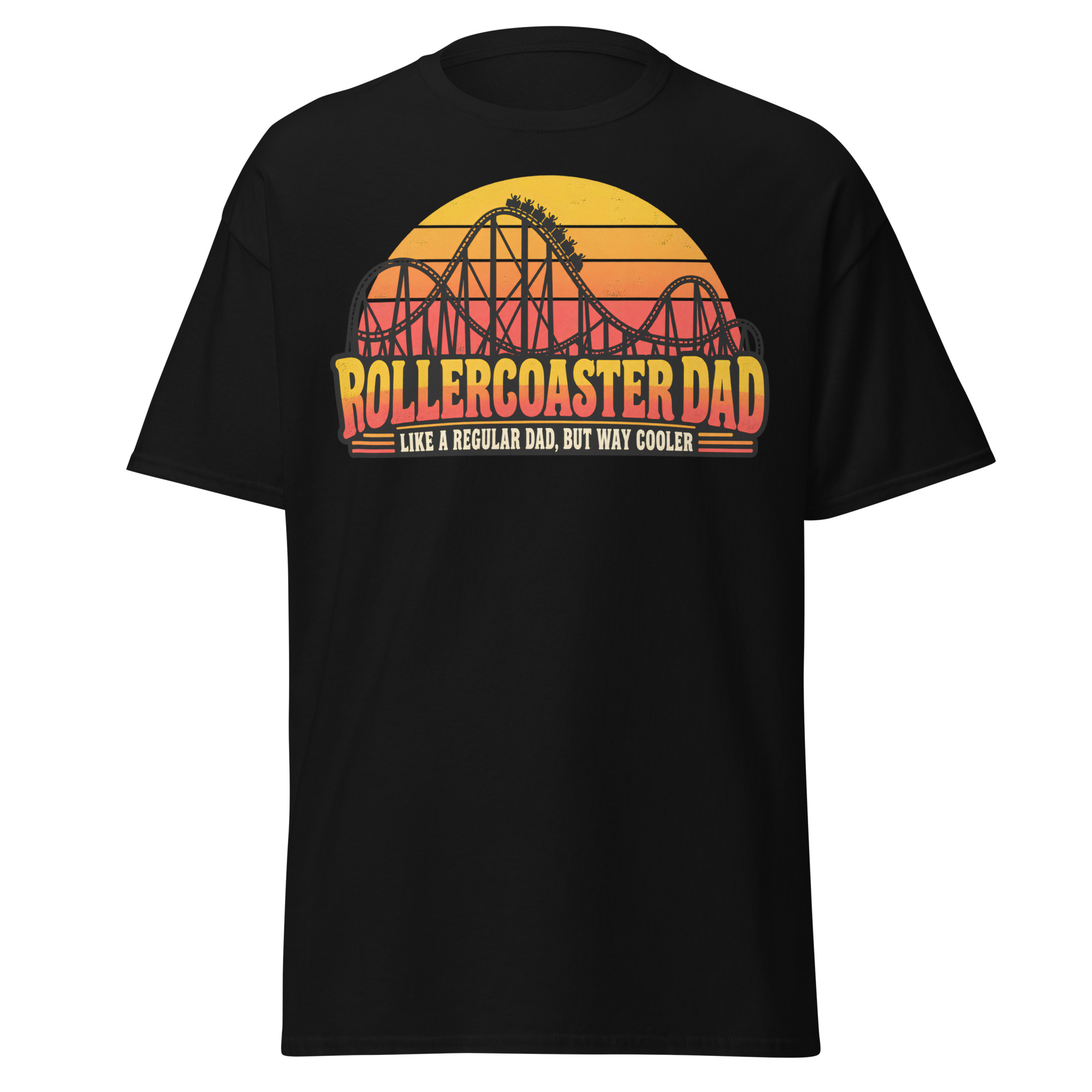 Rollercoaster Dad T-shirt Like A Regular Dad But Cooler