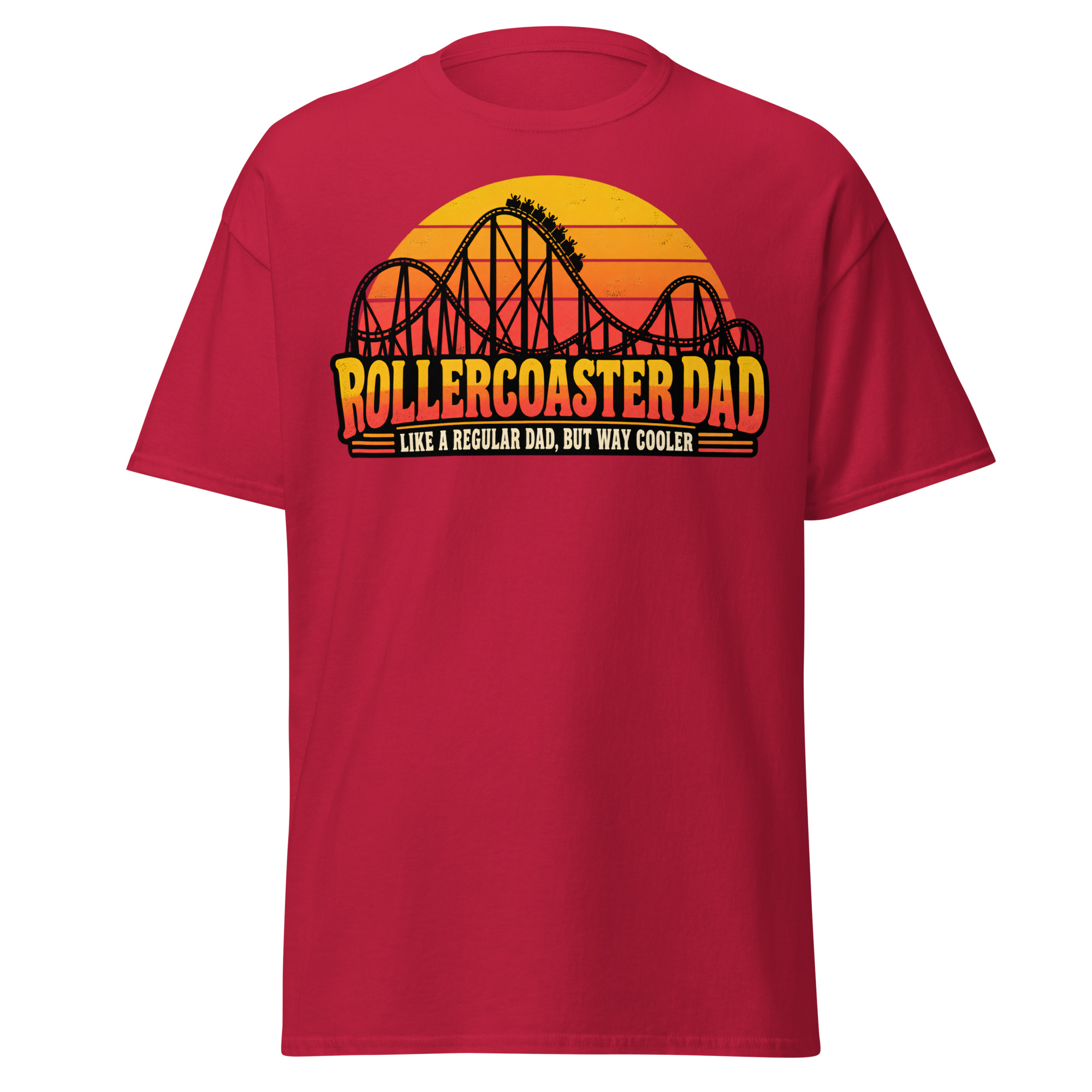 Rollercoaster Dad T-shirt Like A Regular Dad But Cooler