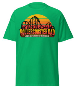 Rollercoaster Dad T-shirt Like A Regular Dad But Cooler