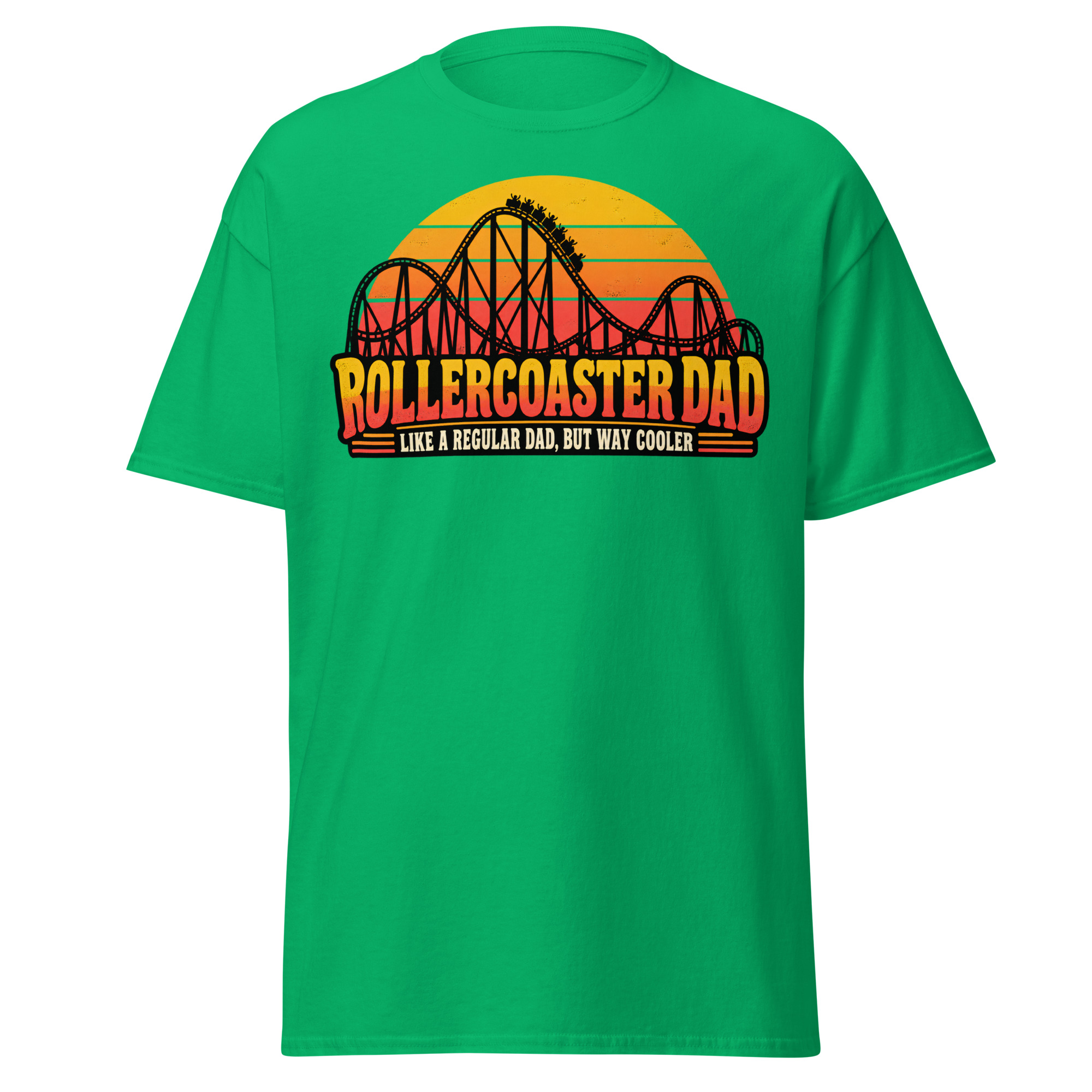 Rollercoaster Dad T-shirt Like A Regular Dad But Cooler