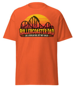 Rollercoaster Dad T-shirt Like A Regular Dad But Cooler