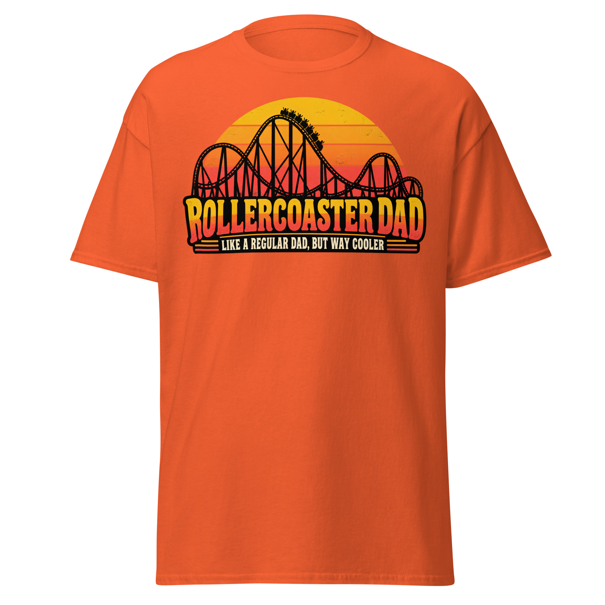 Rollercoaster Dad T-shirt Like A Regular Dad But Cooler