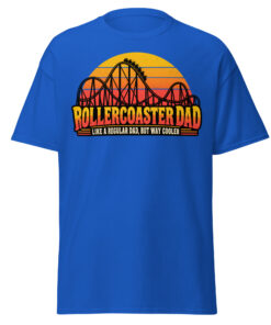 Rollercoaster Dad T-shirt Like A Regular Dad But Cooler