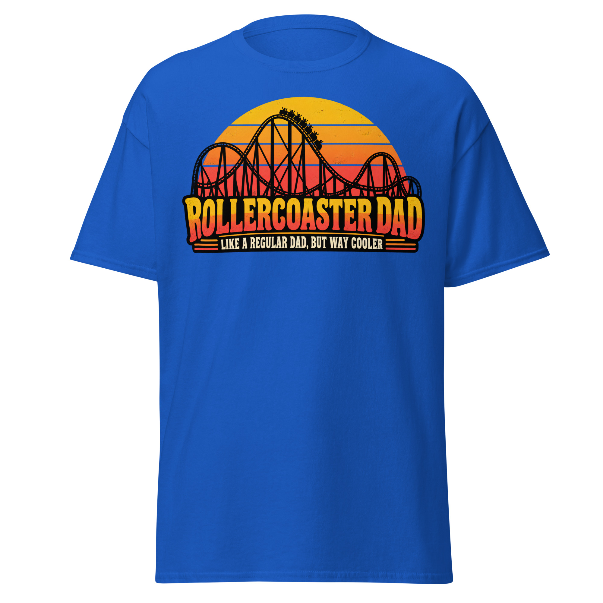 Rollercoaster Dad T-shirt Like A Regular Dad But Cooler