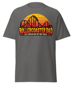Rollercoaster Dad T-shirt Like A Regular Dad But Cooler