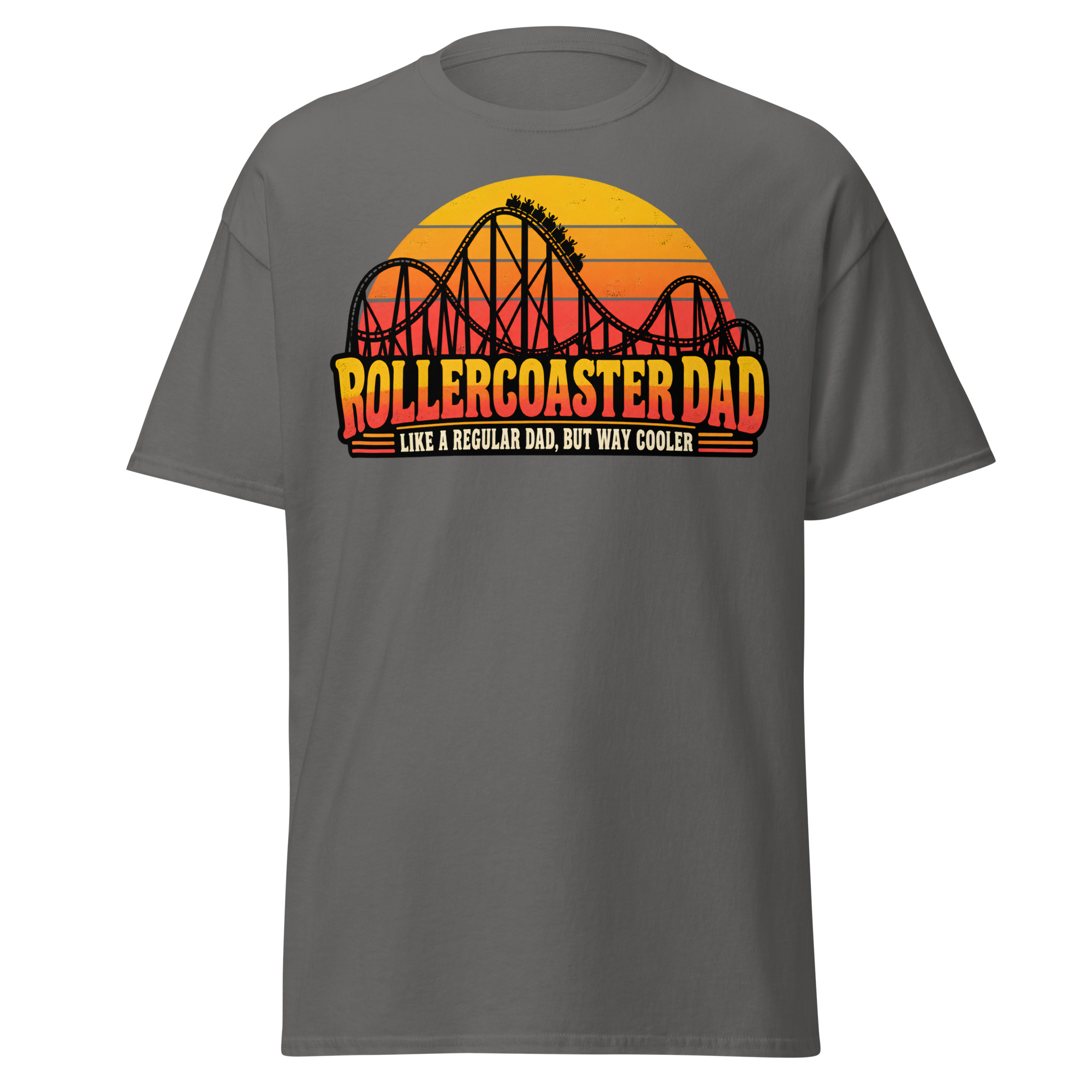Rollercoaster Dad T-shirt Like A Regular Dad But Cooler
