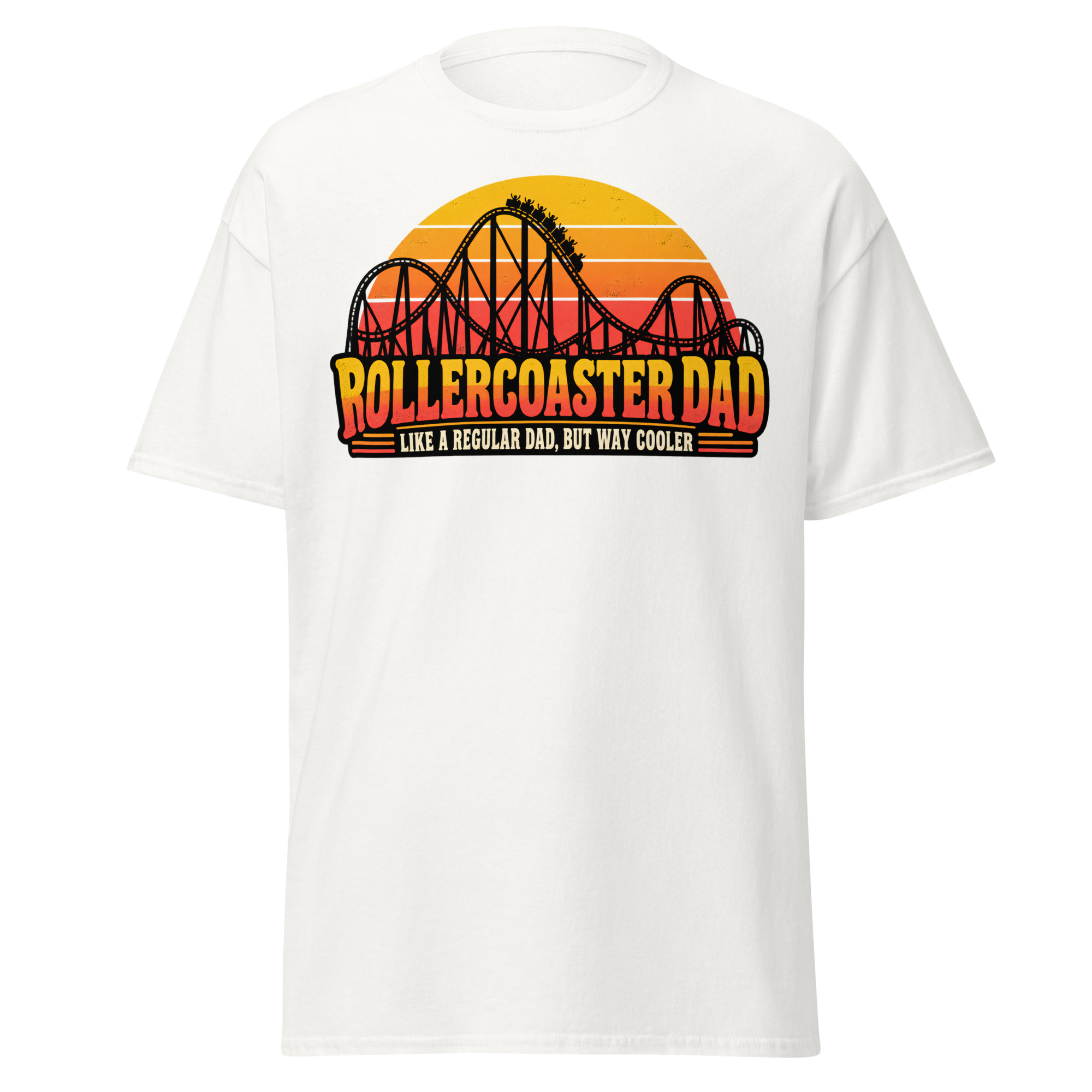Rollercoaster Dad T-shirt Like A Regular Dad But Cooler