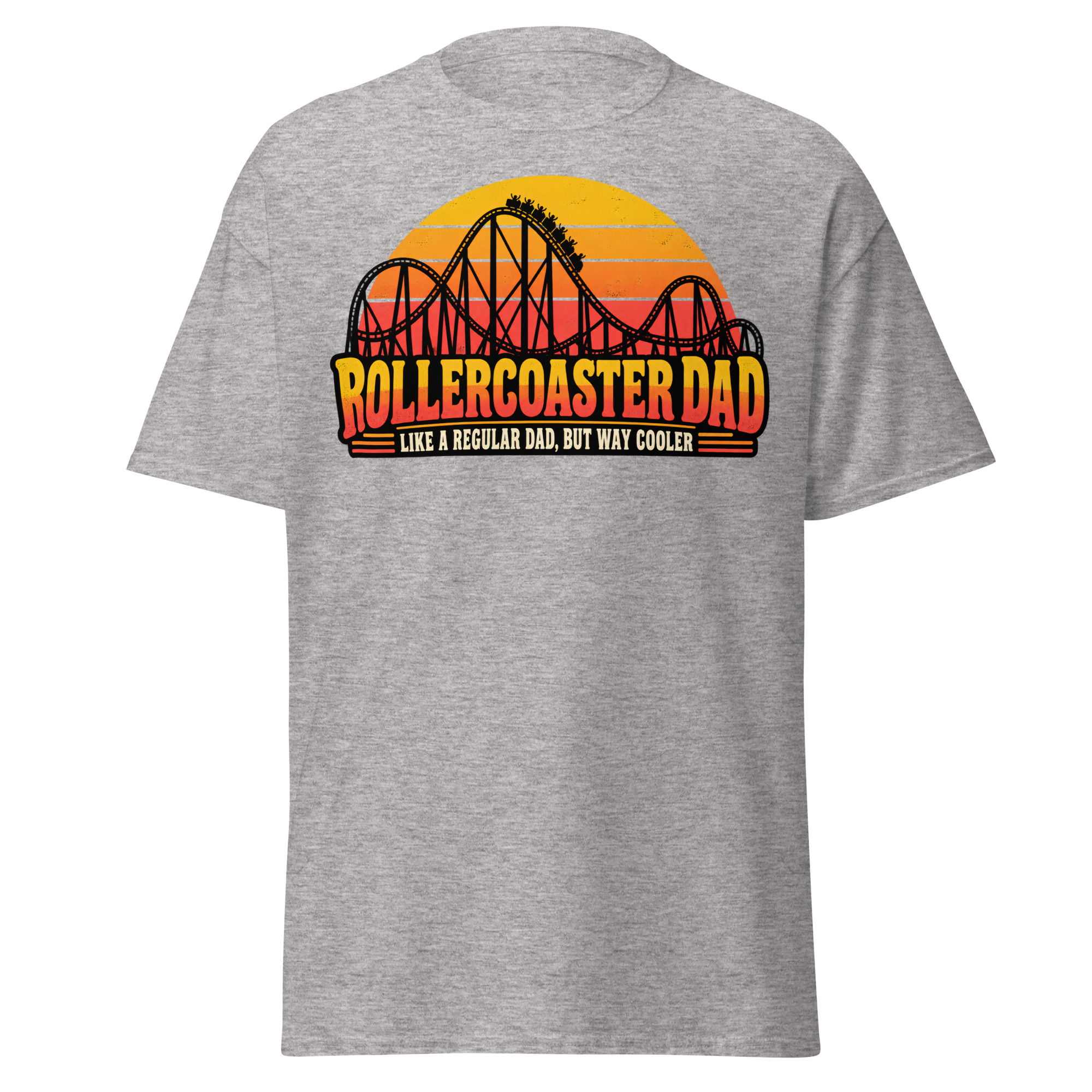 Rollercoaster Dad T-shirt Like A Regular Dad But Cooler