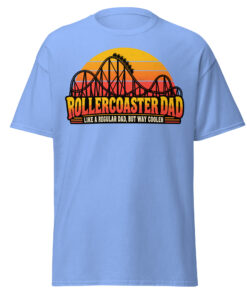 Rollercoaster Dad T-shirt Like A Regular Dad But Cooler
