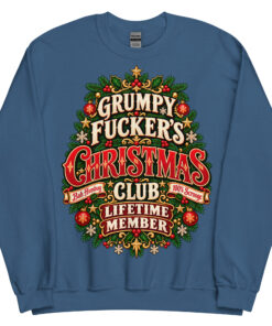 Rude Christmas Jumpers Grumpy Fuckers Christmas Club