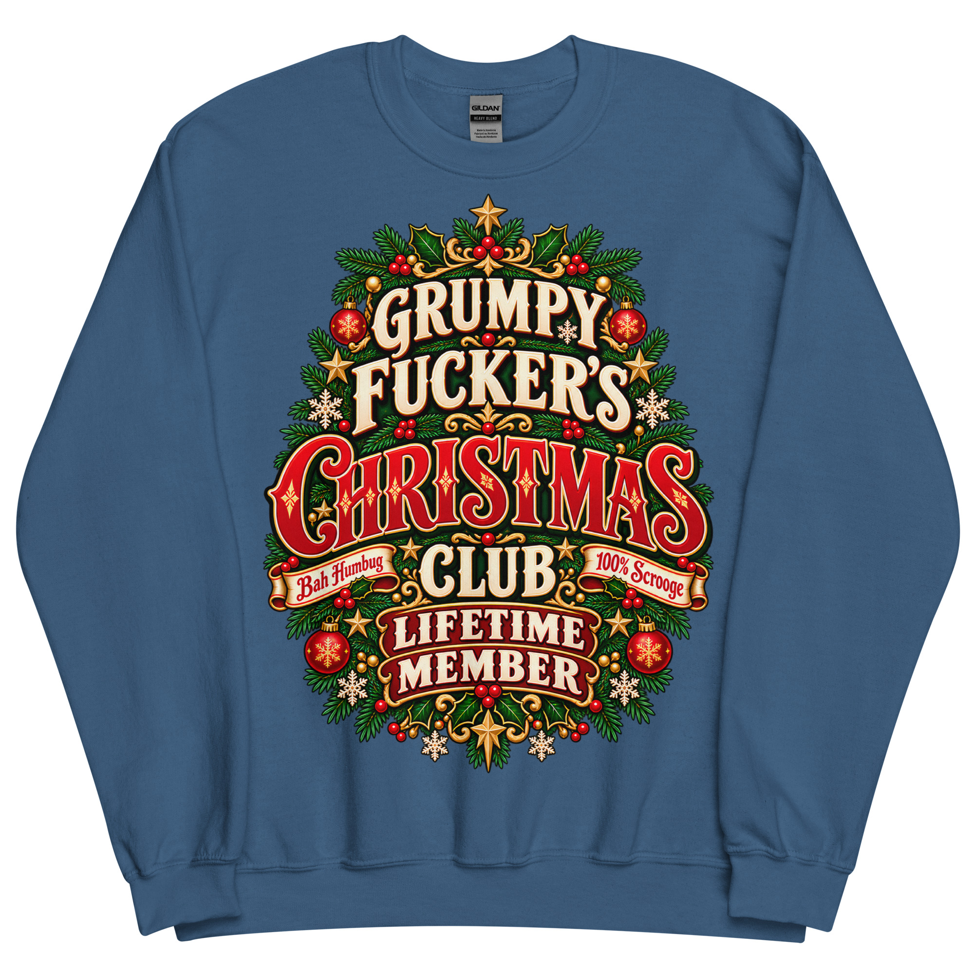 Rude Christmas Jumpers Grumpy Fuckers Christmas Club