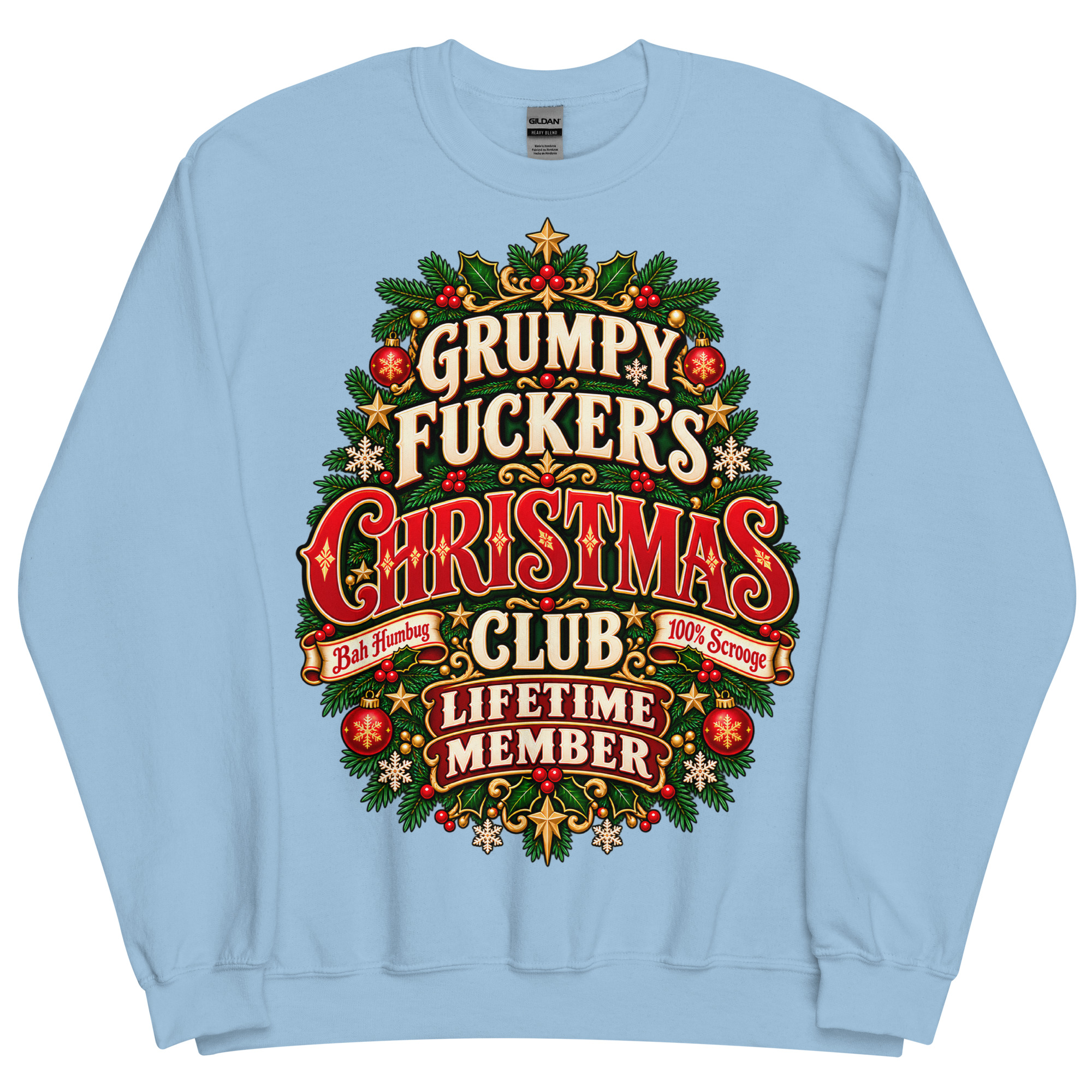 Rude Christmas Jumpers Grumpy Fuckers Christmas Club