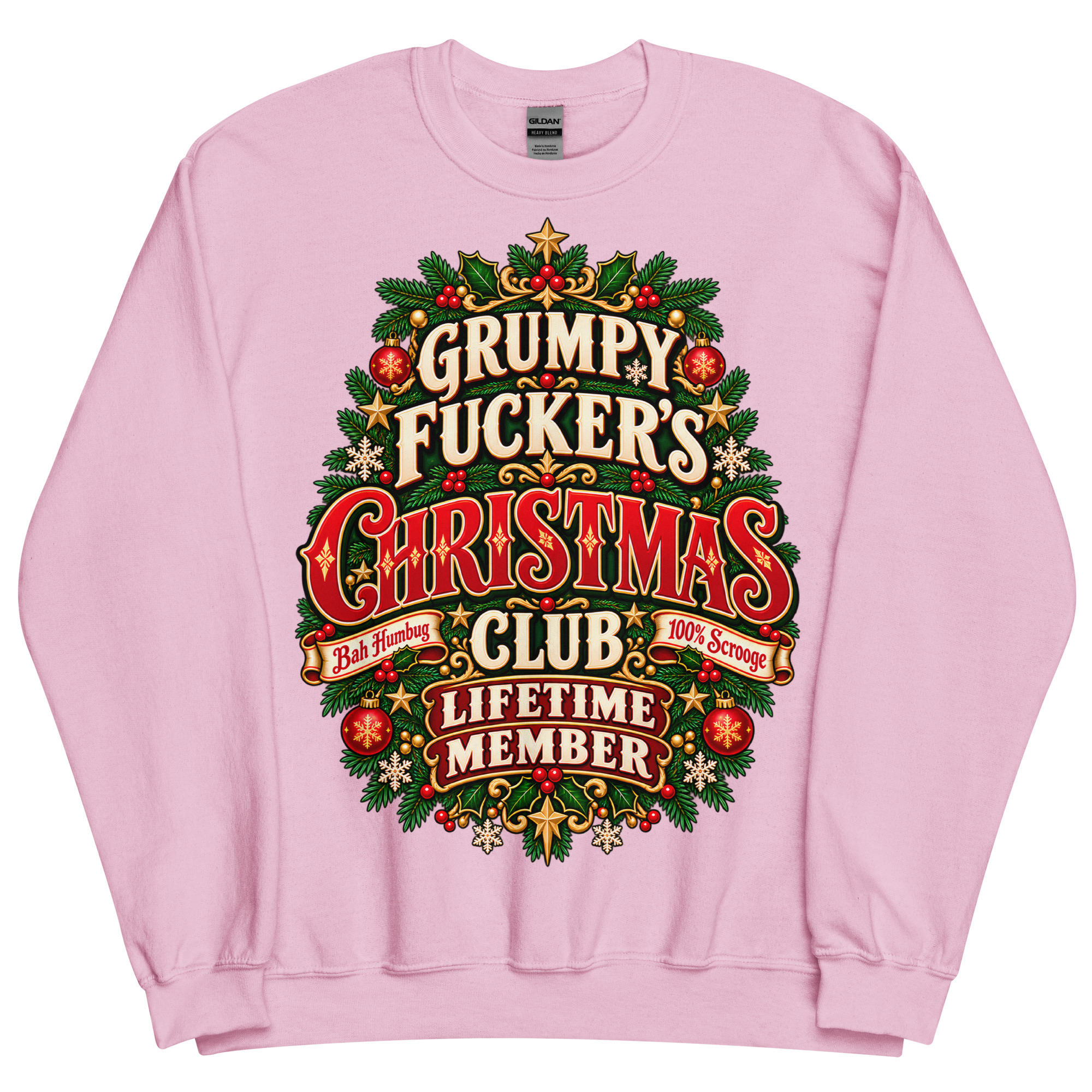 Rude Christmas Jumpers Grumpy Fuckers Christmas Club