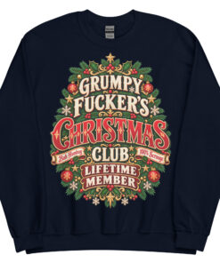 Rude Christmas Jumpers Grumpy Fuckers Christmas Club