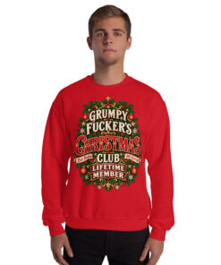 Rude Christmas Jumpers Grumpy Fuckers Christmas Club