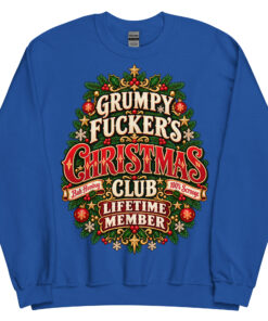 Rude Christmas Jumpers Grumpy Fuckers Christmas Club