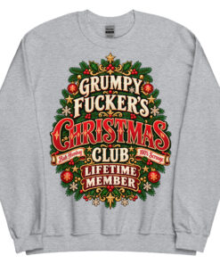Rude Christmas Jumpers Grumpy Fuckers Christmas Club