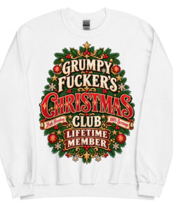 Rude Christmas Jumpers Grumpy Fuckers Christmas Club