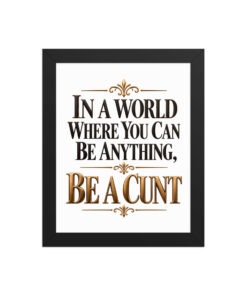 Rude Funny Toilet Framed Picture, Funny Bathroom Posters