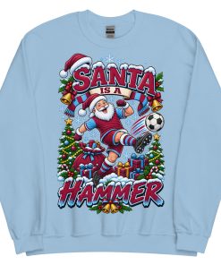 Santa Is A Hammer Funny Christmas Jumper For West Ham Fans