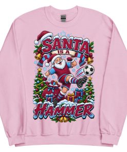 Santa Is A Hammer Funny Christmas Jumper For West Ham Fans