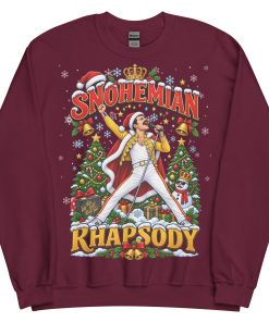 Snohemian Rhapsody Funny Christmas Jumpers For Rock Fans