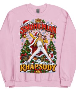 Snohemian Rhapsody Funny Christmas Jumpers For Rock Fans