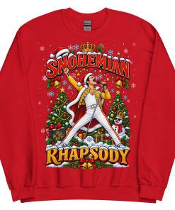 Snohemian Rhapsody Funny Christmas Jumpers For Rock Fans