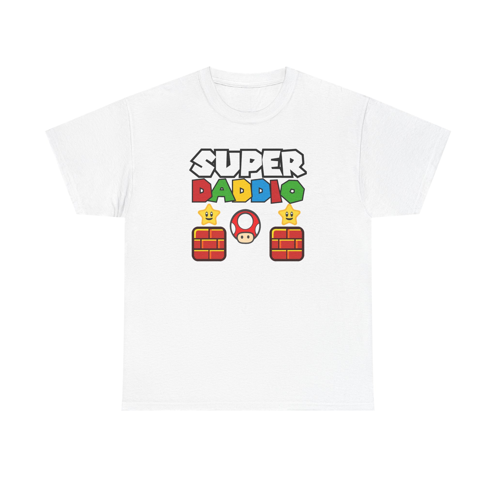 Super Daddio T-shirt Father’s Day Super Mario Dad Birthday T-shirt