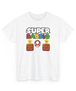 Super Daddio T-shirt Father’s Day Super Mario Dad Birthday T-shirt