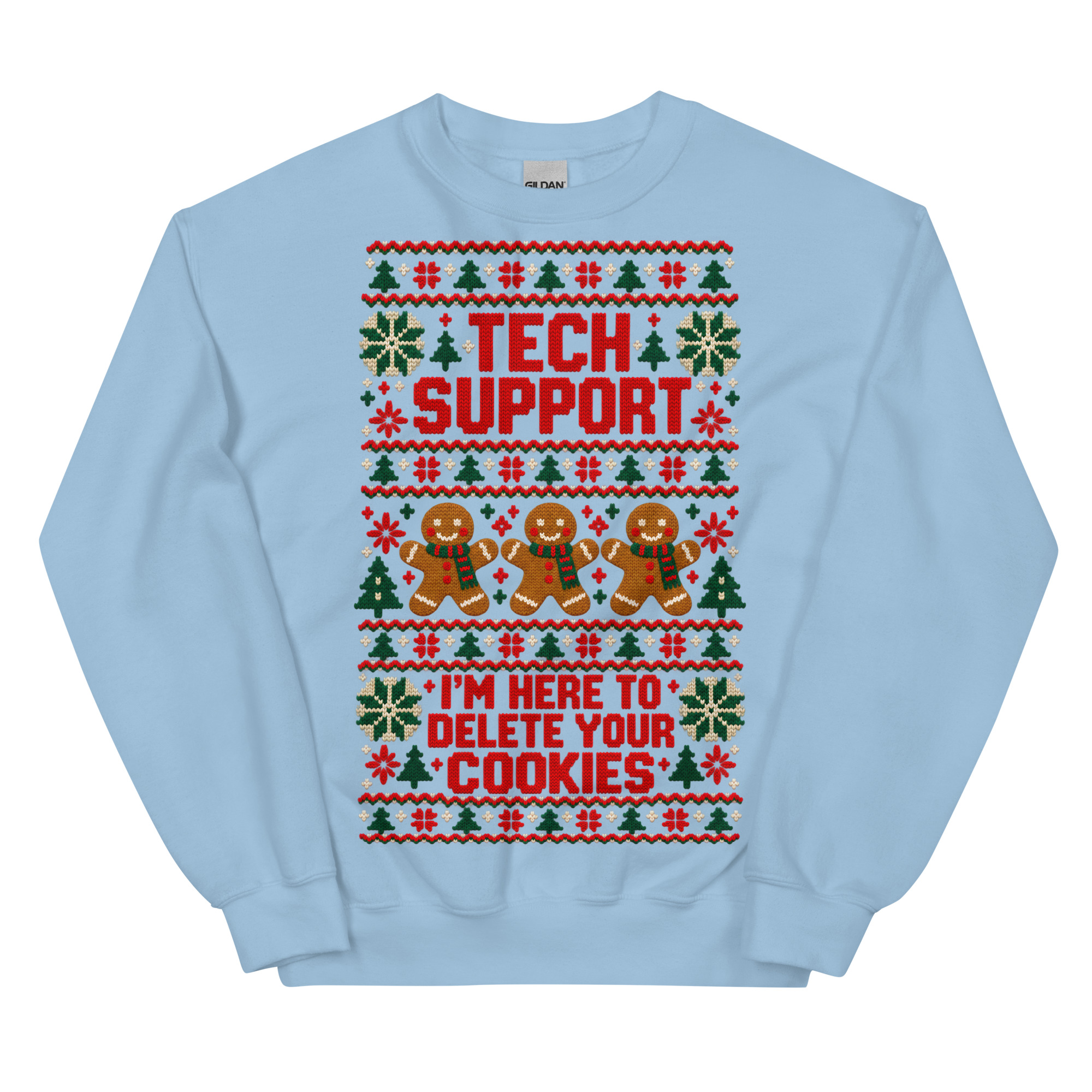 Tech Support Here To Delete Your Cookies Christmas Jumpers
