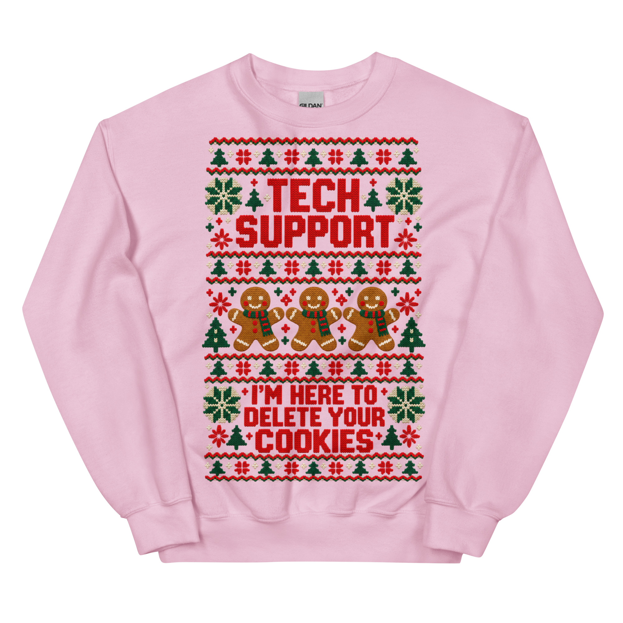Tech Support Here To Delete Your Cookies Christmas Jumpers