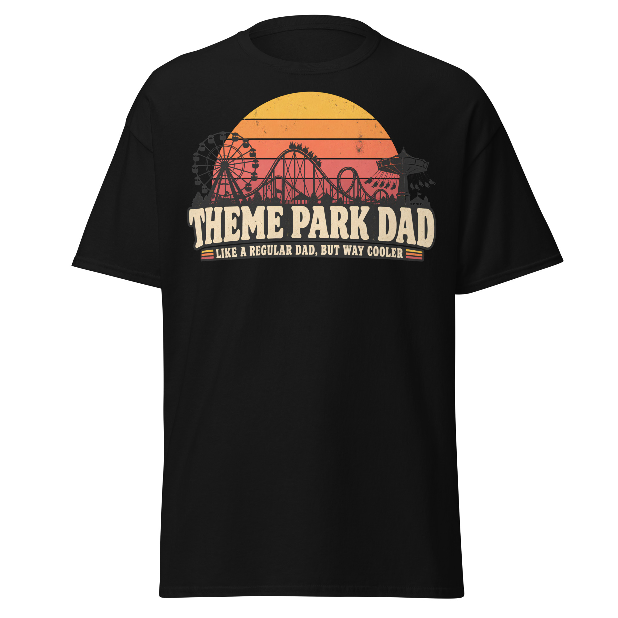 Theme Park Dad T-Shirt Like A Regular Dad But Cooler